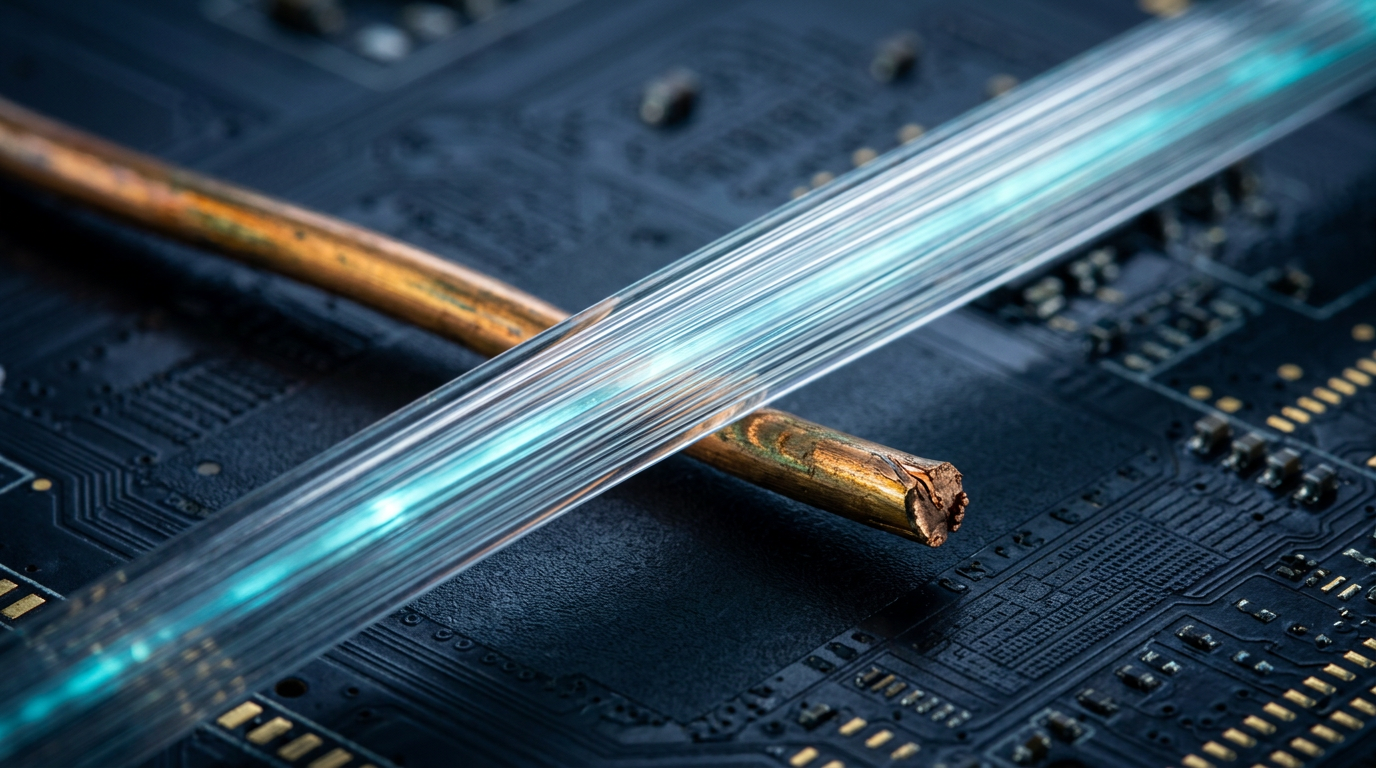 Nvidia aposta na Corning para superar limites do cobre em chips de IA