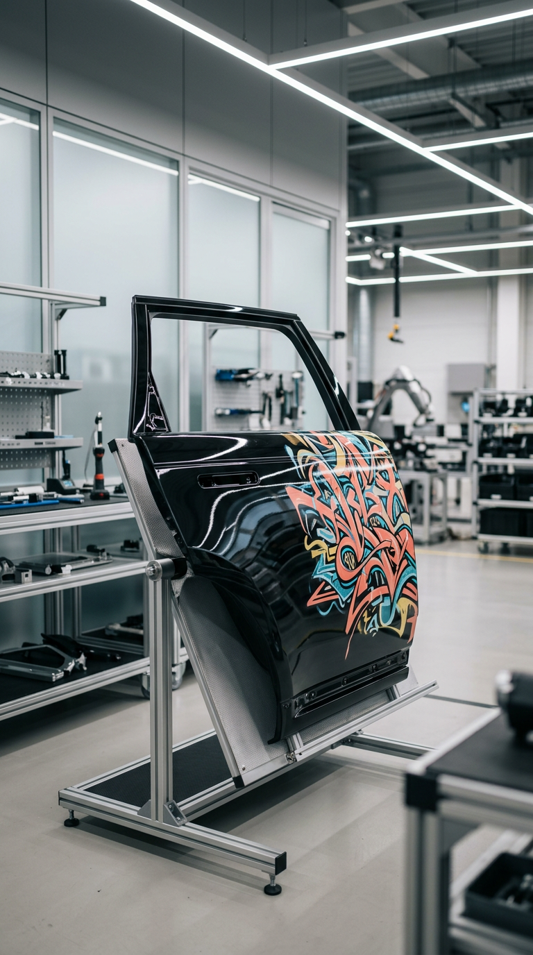 Cyril Kongo transforma Rolls-Royce em tela viva — e o luxo ganha novas cores