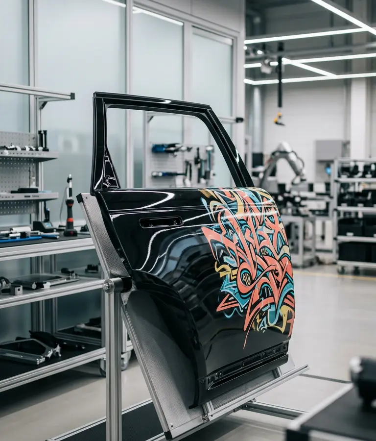 Cyril Kongo transforma Rolls-Royce em tela viva — e o luxo ganha novas cores