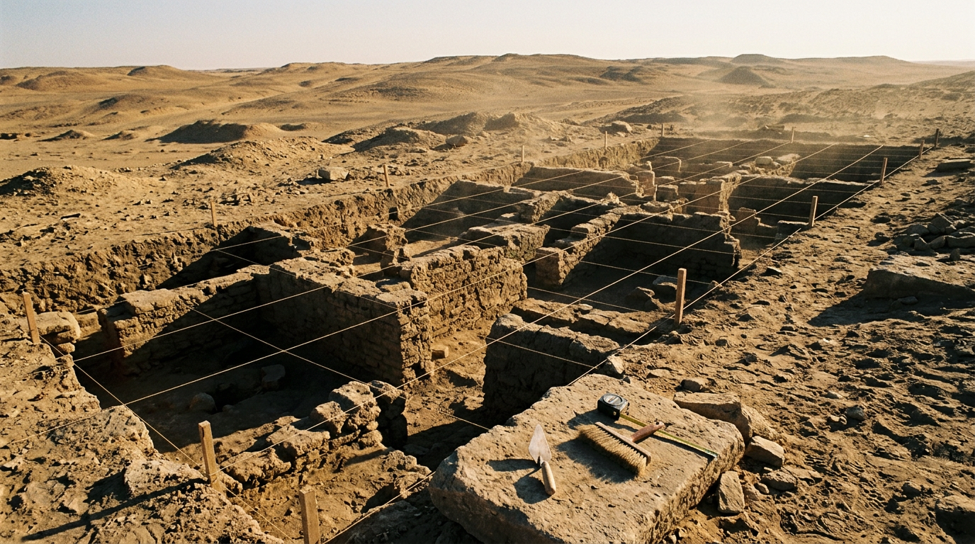 Arqueólogos revelam cidade bizantina intacta no deserto egípcio