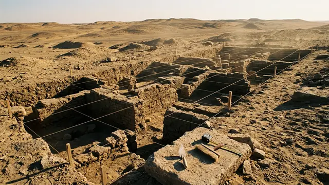 Arqueólogos revelam cidade bizantina intacta no deserto egípcio