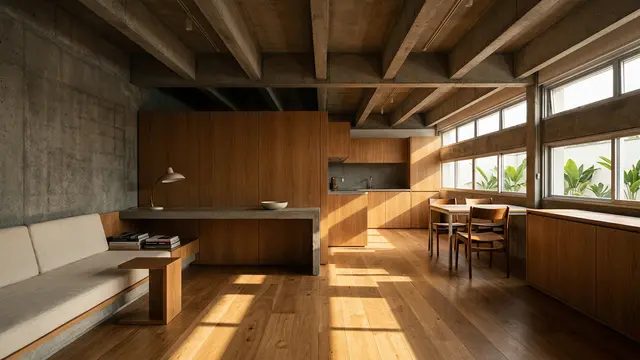 Design radical transforma 33 metros quadrados no icônico Edifício Girafa de Berlim