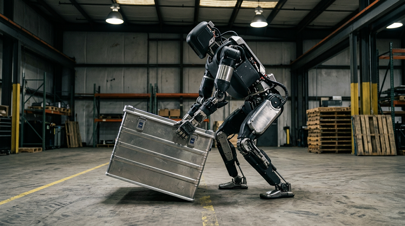 A coordenação de corpo inteiro do robô Atlas impulsionada por IA