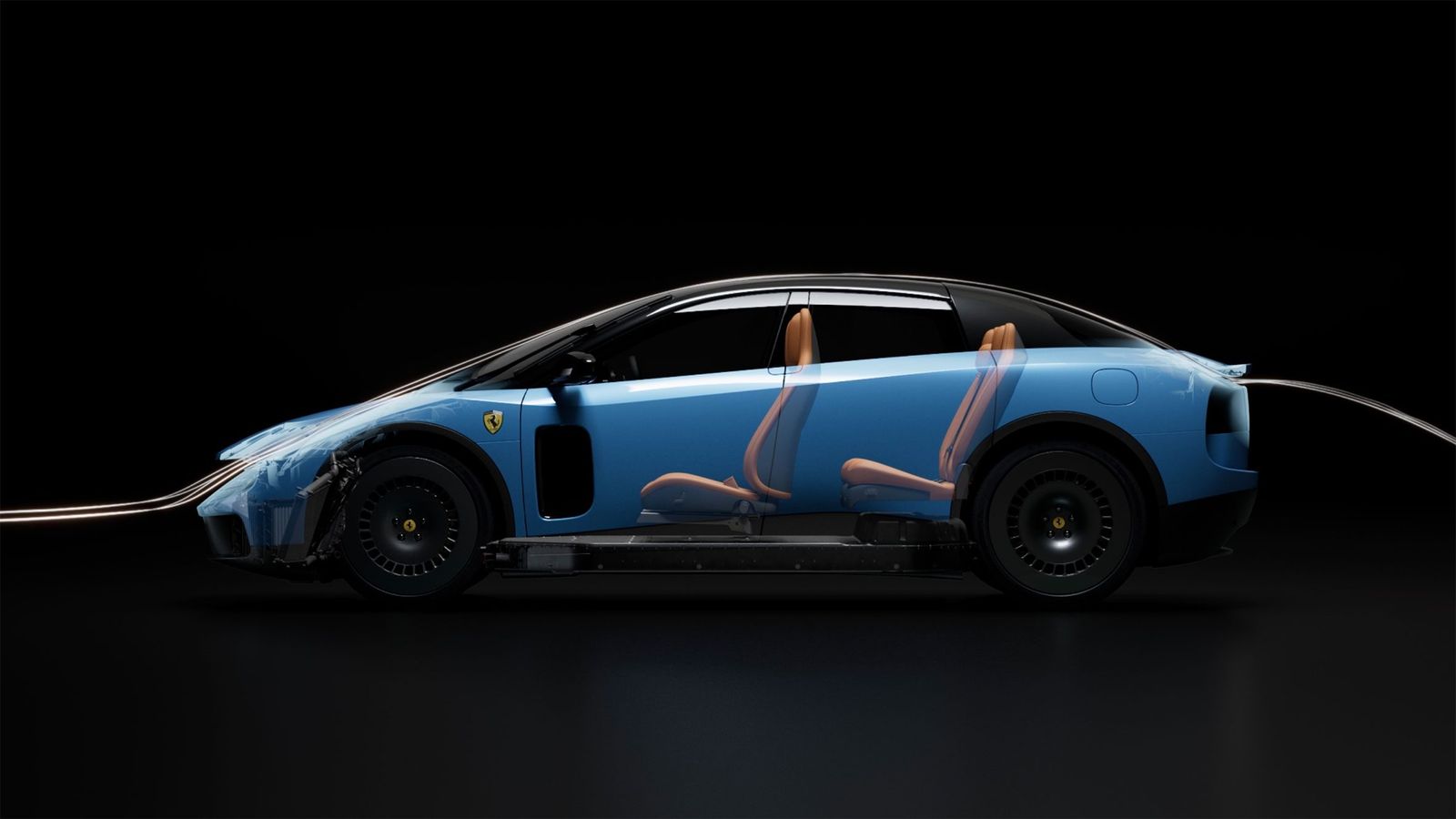 Ferrari revela Luce — o primeiro elétrico desenhado pelo estúdio LoveFrom