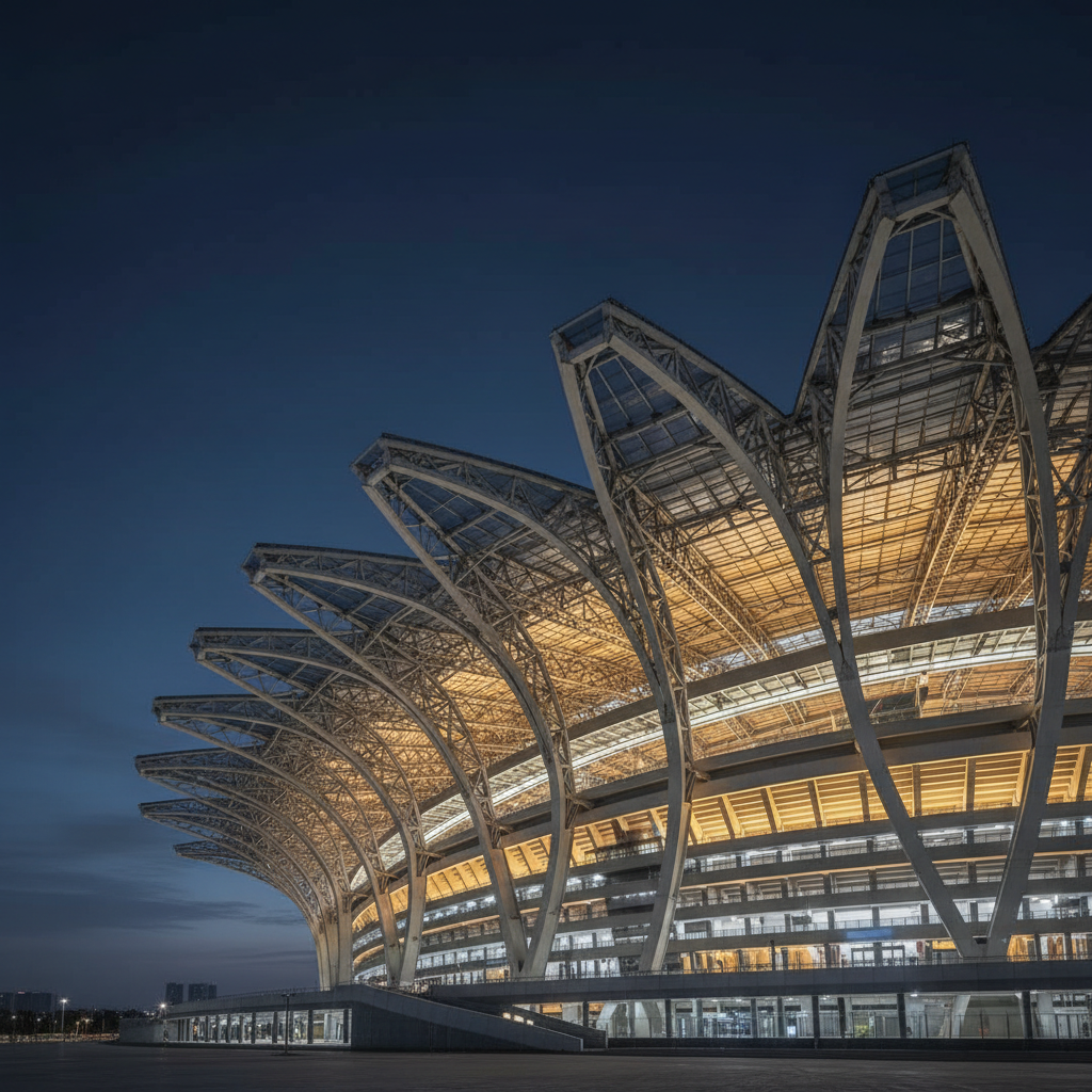 O estádio-lótus que desafiou o aço e se abriu para a cidade
