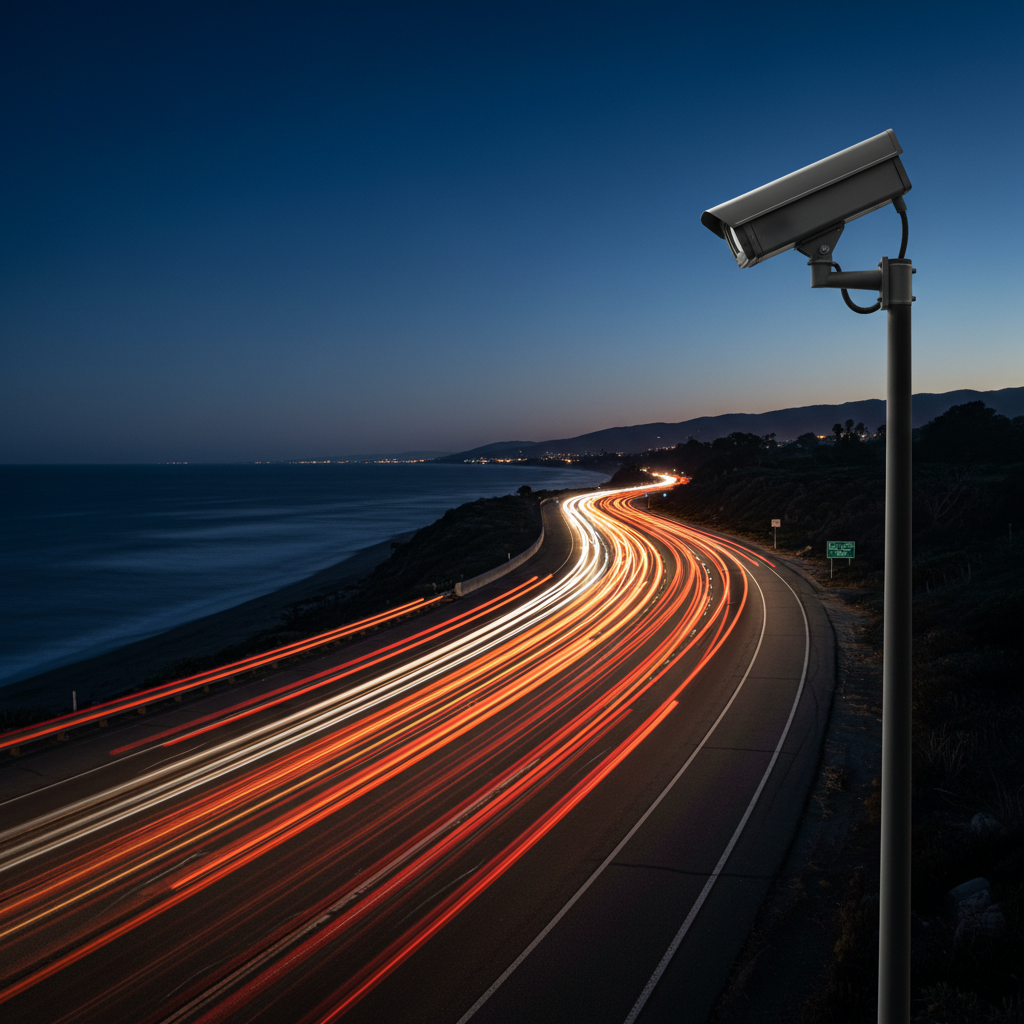 Malibu: Câmeras de velocidade registram 100 mil infrações em 10 dias de teste