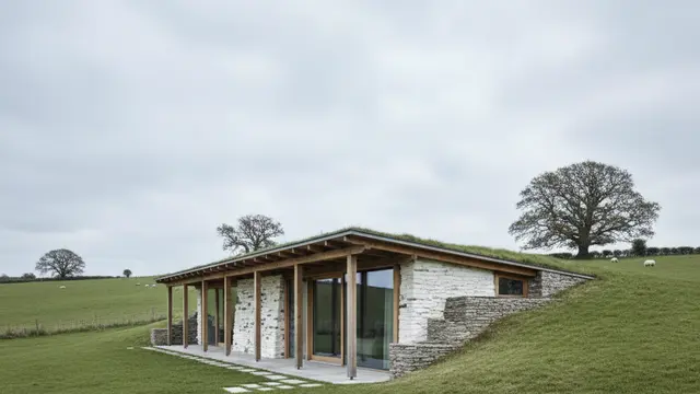 Pad Studio: casa de campo sem cimento usa materiais locais