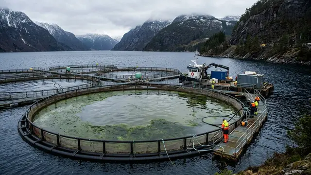 Fazendas de salmão na Noruega despejam resíduos equivalentes a milhões de habitantes