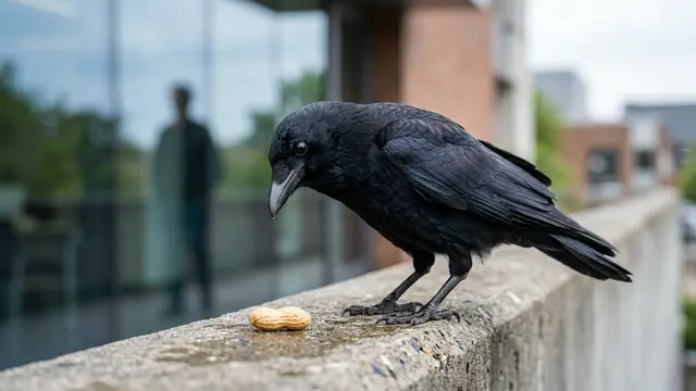 Corvos aprendem a domesticar humanos — a nova dinâmica da inteligência urbana