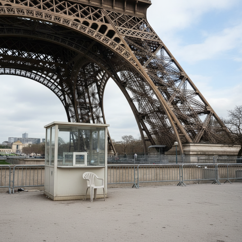 A Torre Eiffel escondeu suas funcionárias: a crise é maior que a greve