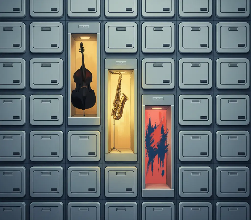 O jazz encontra a arte no hotel cápsula de Jimbocho
