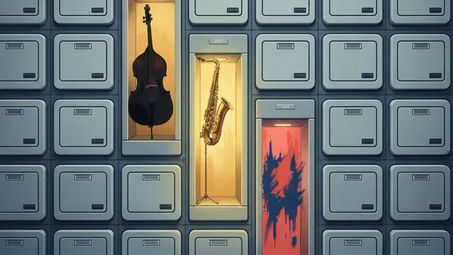 O jazz encontra a arte no hotel cápsula de Jimbocho