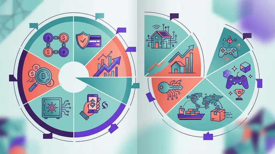 Distribuição setorial das 10 maiores startups