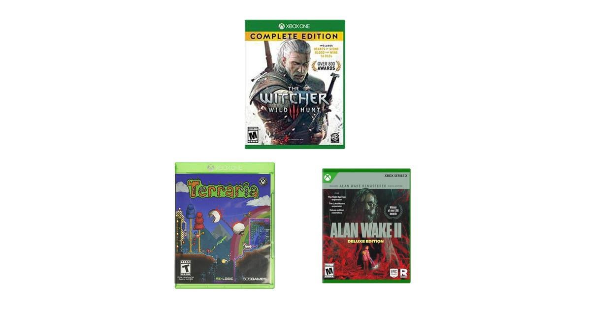 The Witcher 3, Alan Wake 2 e Terraria: jogos de Xbox em promoção