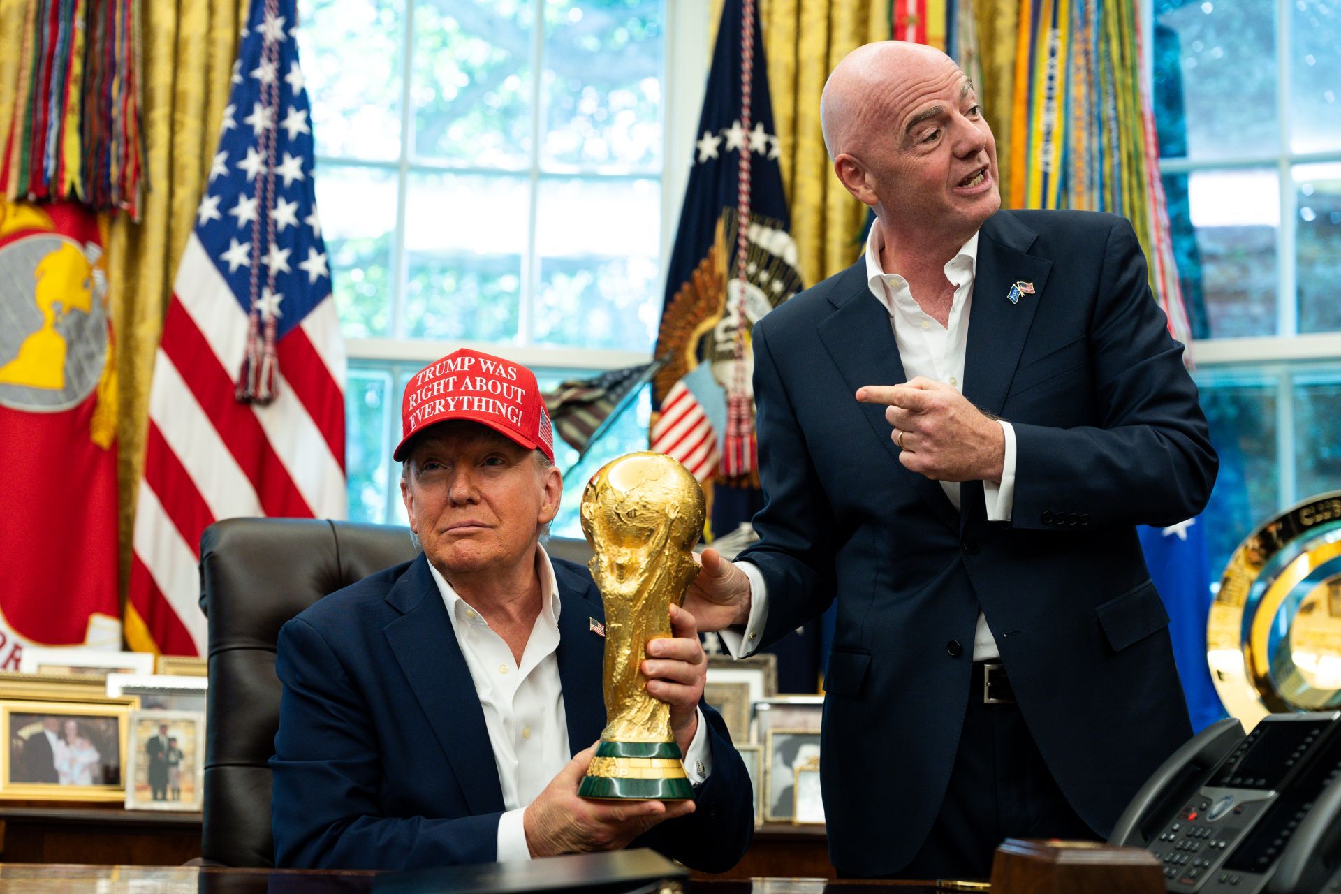 Como Gianni Infantino molda a FIFA à imagem de Donald Trump