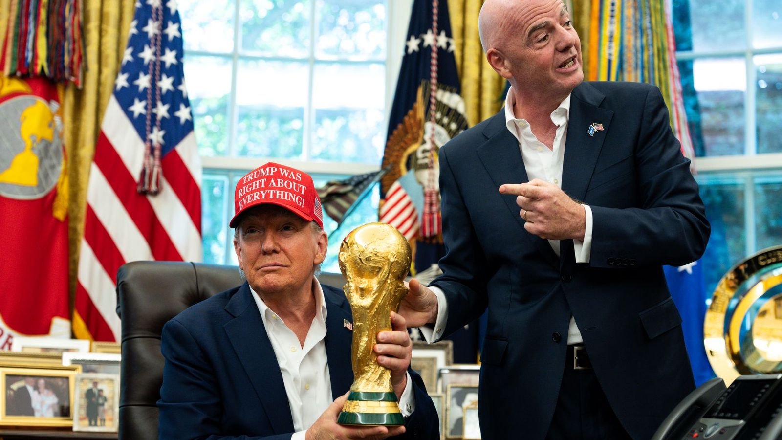 Como Gianni Infantino molda a FIFA à imagem de Donald Trump