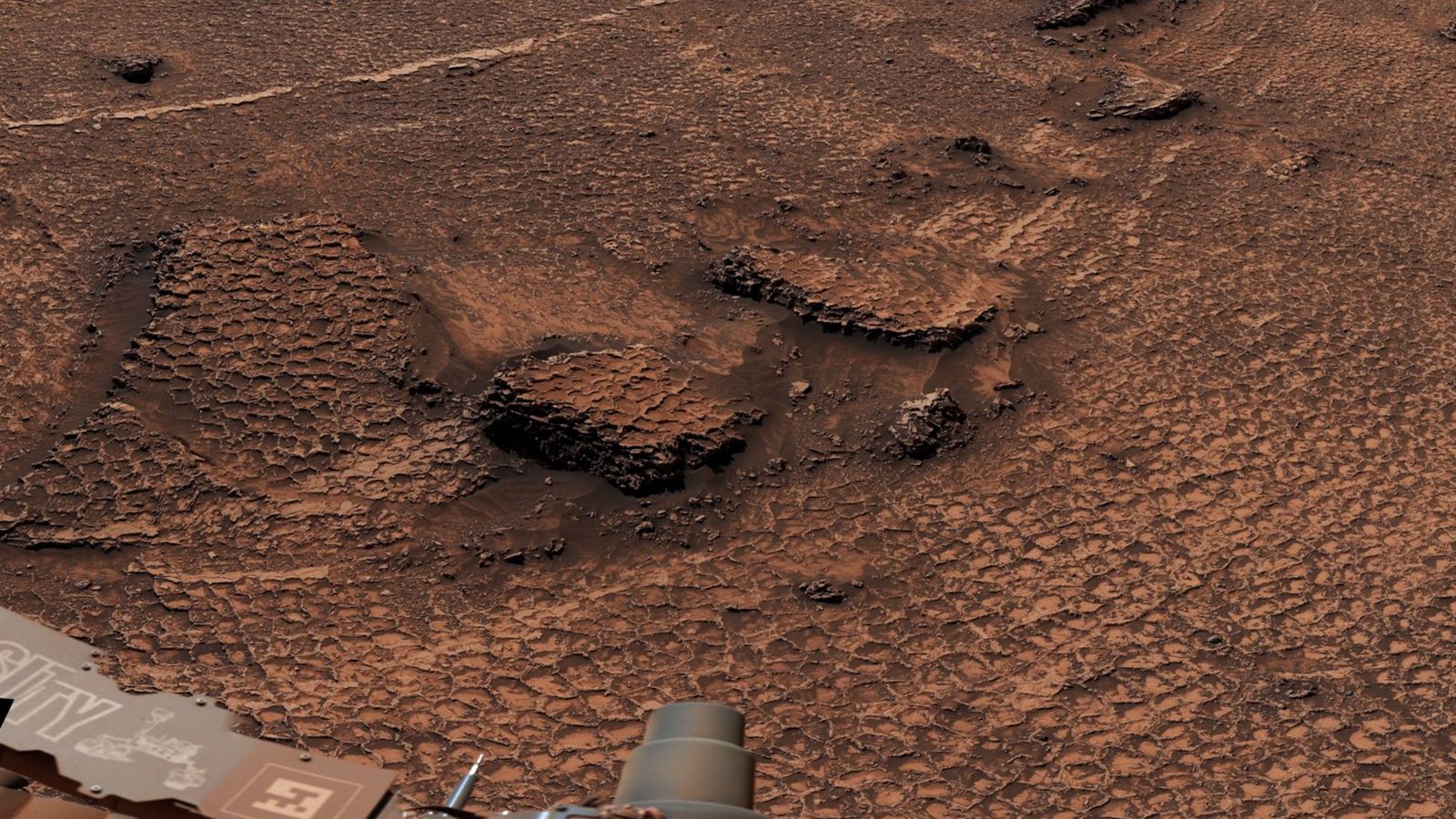 O enigma hexagonal que intriga a NASA em Marte