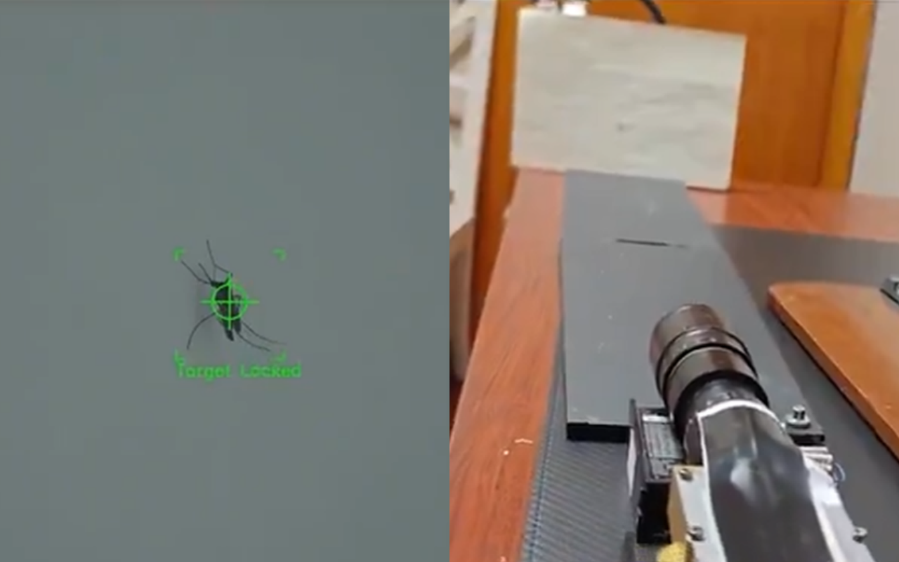 Steven Cheng desenvolve sistema a laser para eliminar mosquitos