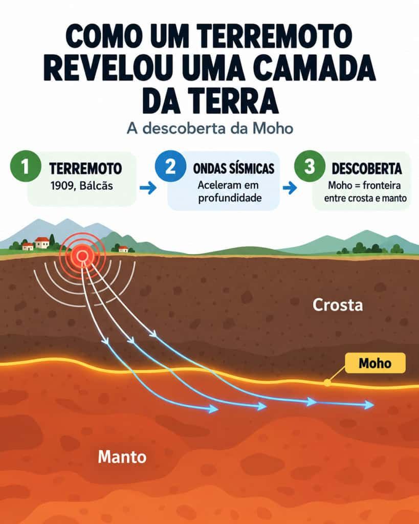 Terremoto de 1909 revelou camada oculta e mudou geofísica