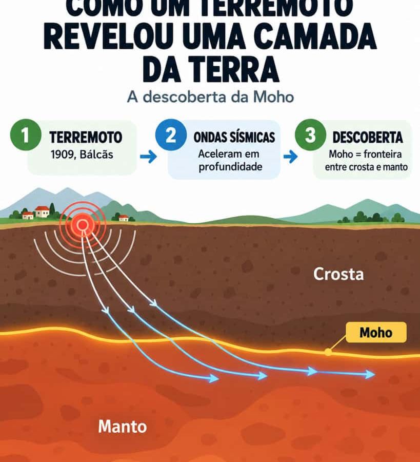 Terremoto de 1909 revelou camada oculta e mudou geofísica
