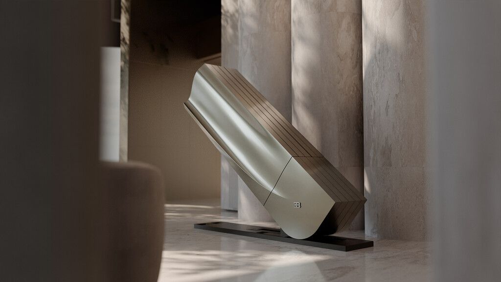 Bugatti e C Seed criam televisão que é mais escultura do que eletrodoméstico
