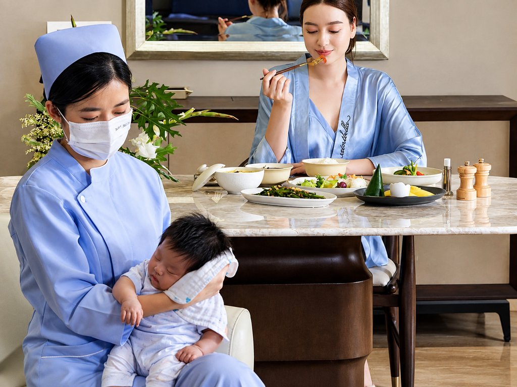 Pós-parto de luxo na China: o negócio de US$ 100 mil para mães e bebês
