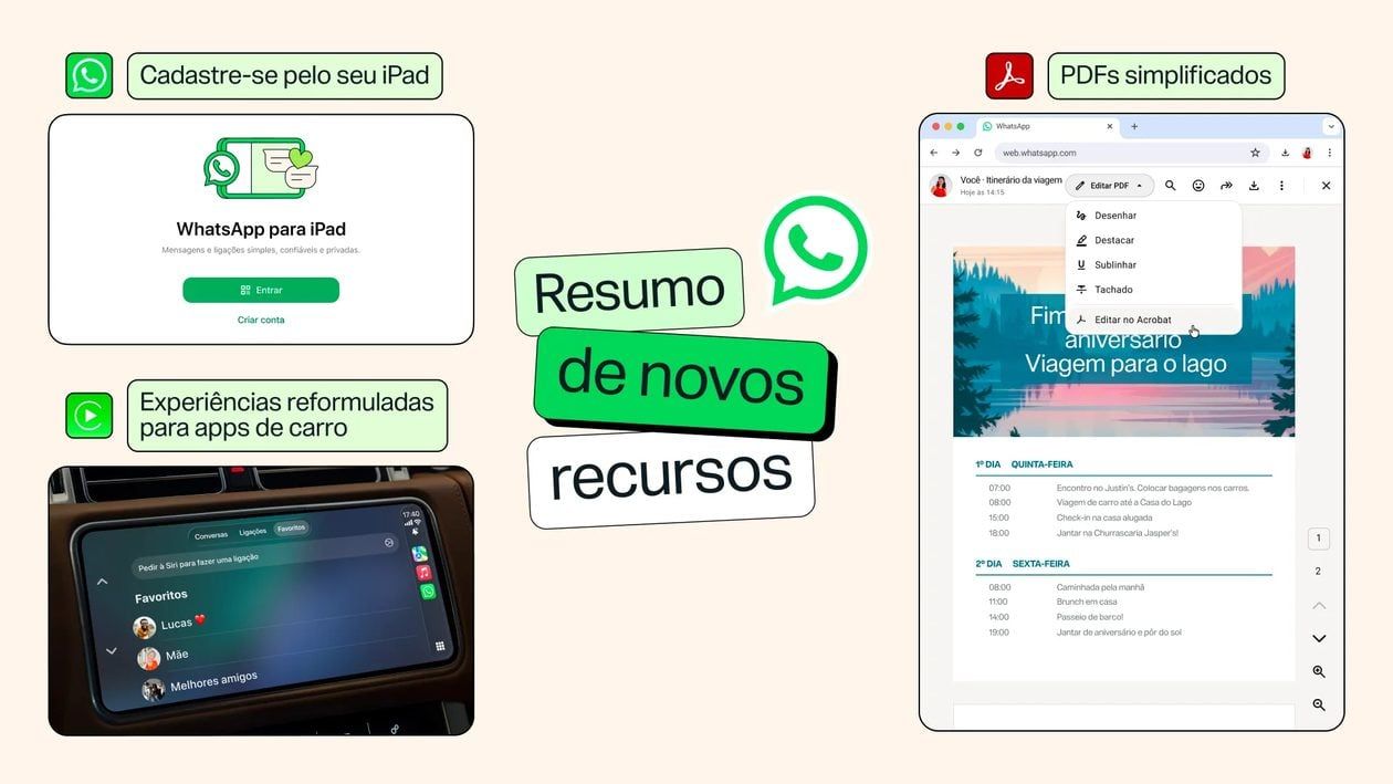 WhatsApp corta o cordão umbilical: iPad vira device primário