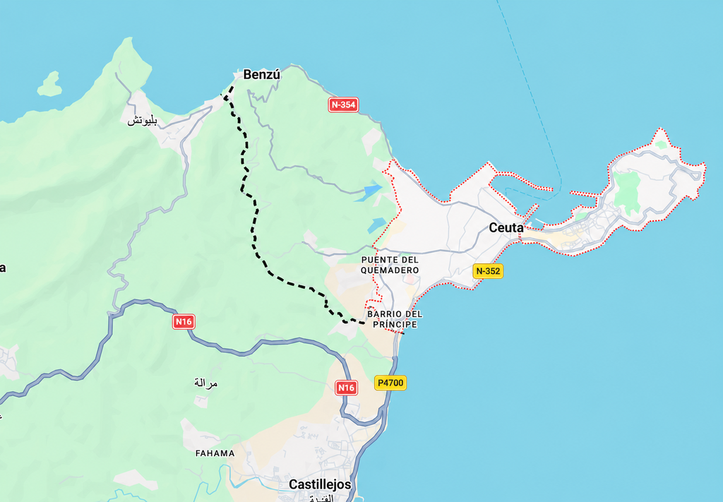 Google Maps e a linha pontilhada: Bruxelas decide o futuro de Ceuta e Melilla