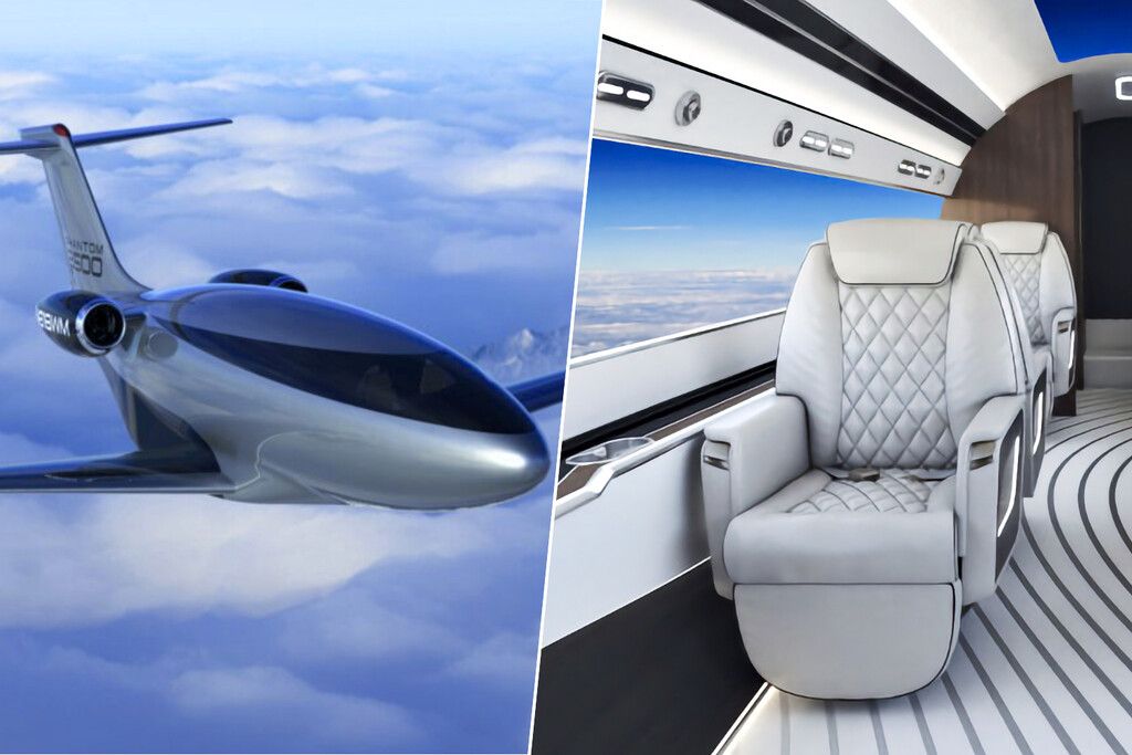 Flexjet encomenda 300 jatos Phantom 3500 — a aposta no fim das janelas físicas