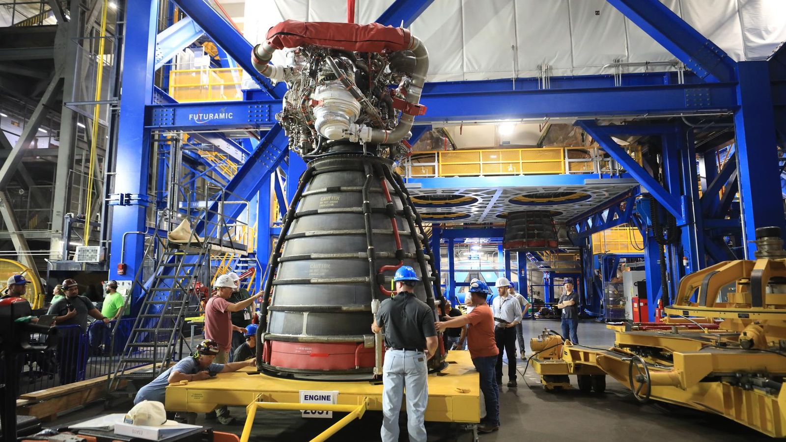 Para voltar à Lua, NASA recicla motores do ônibus espacial