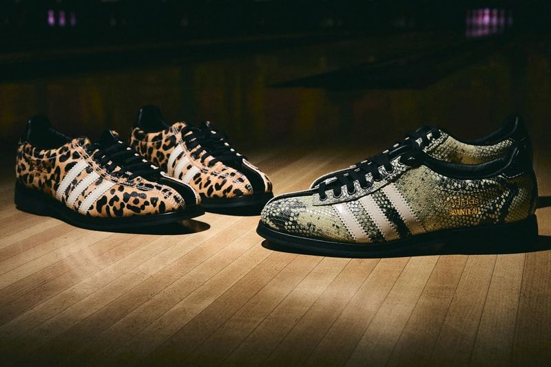 Brain Dead e Adidas ousam com tênis de boliche em estampa animal
