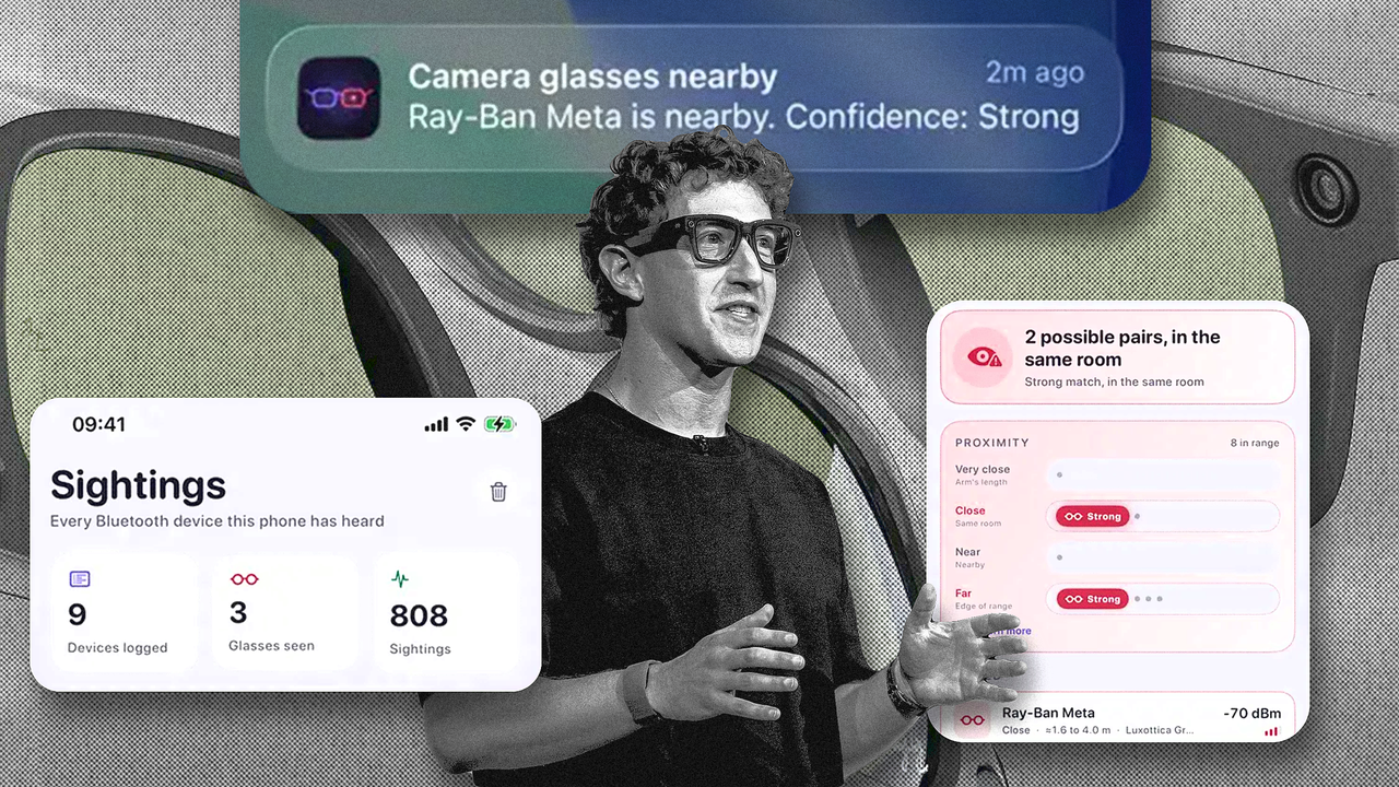 App detecta óculos inteligentes e alerta sobre vigilância