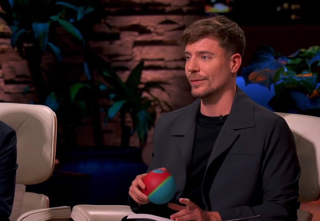 MrBeast investe US$ 250 mil em bola com IA no Shark Tank