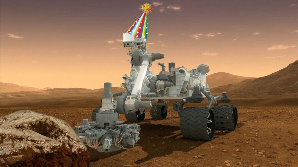 Curiosity atinge 5.000 dias em Marte e revela paisagem inédita