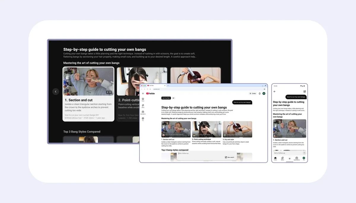 YouTube usa IA para transformar busca por vídeos em conversa