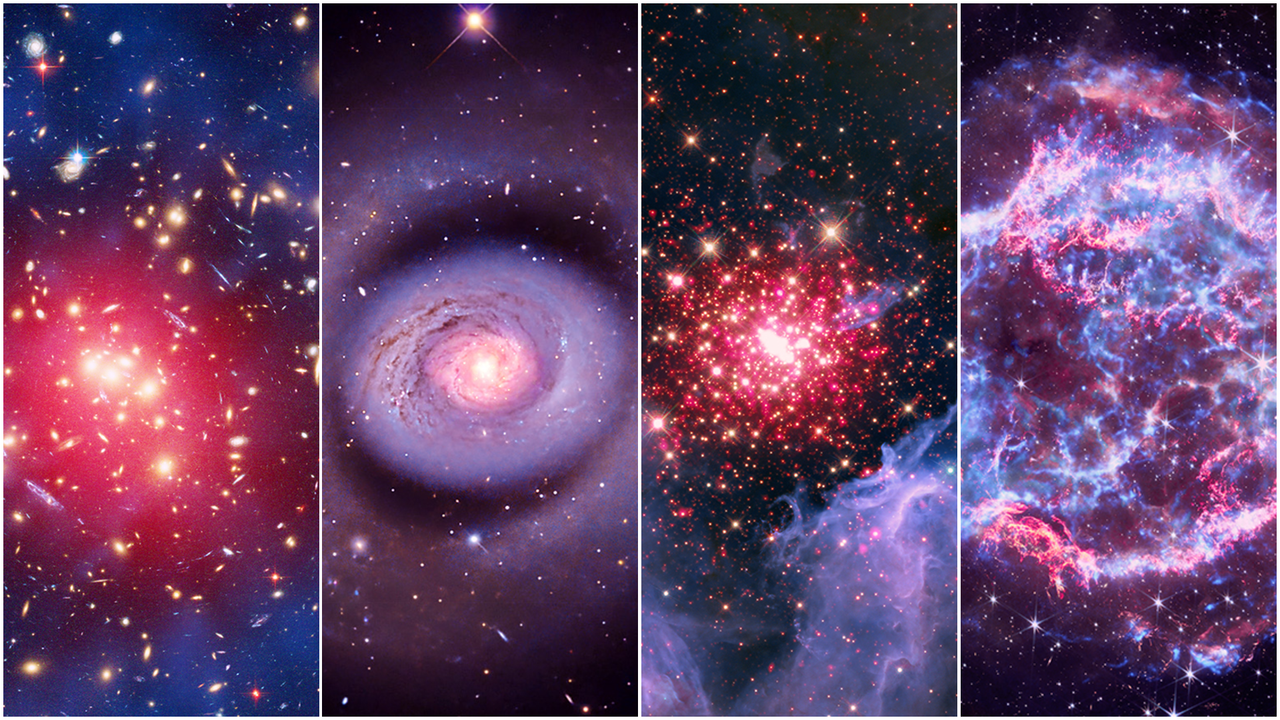 NASA celebra 250 anos dos EUA com novas imagens do telescópio Chandra