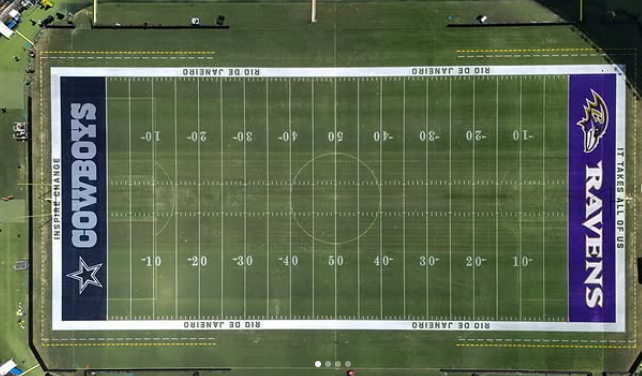Maracanã se veste de NFL: gramado ganha reforço para jogo histórico