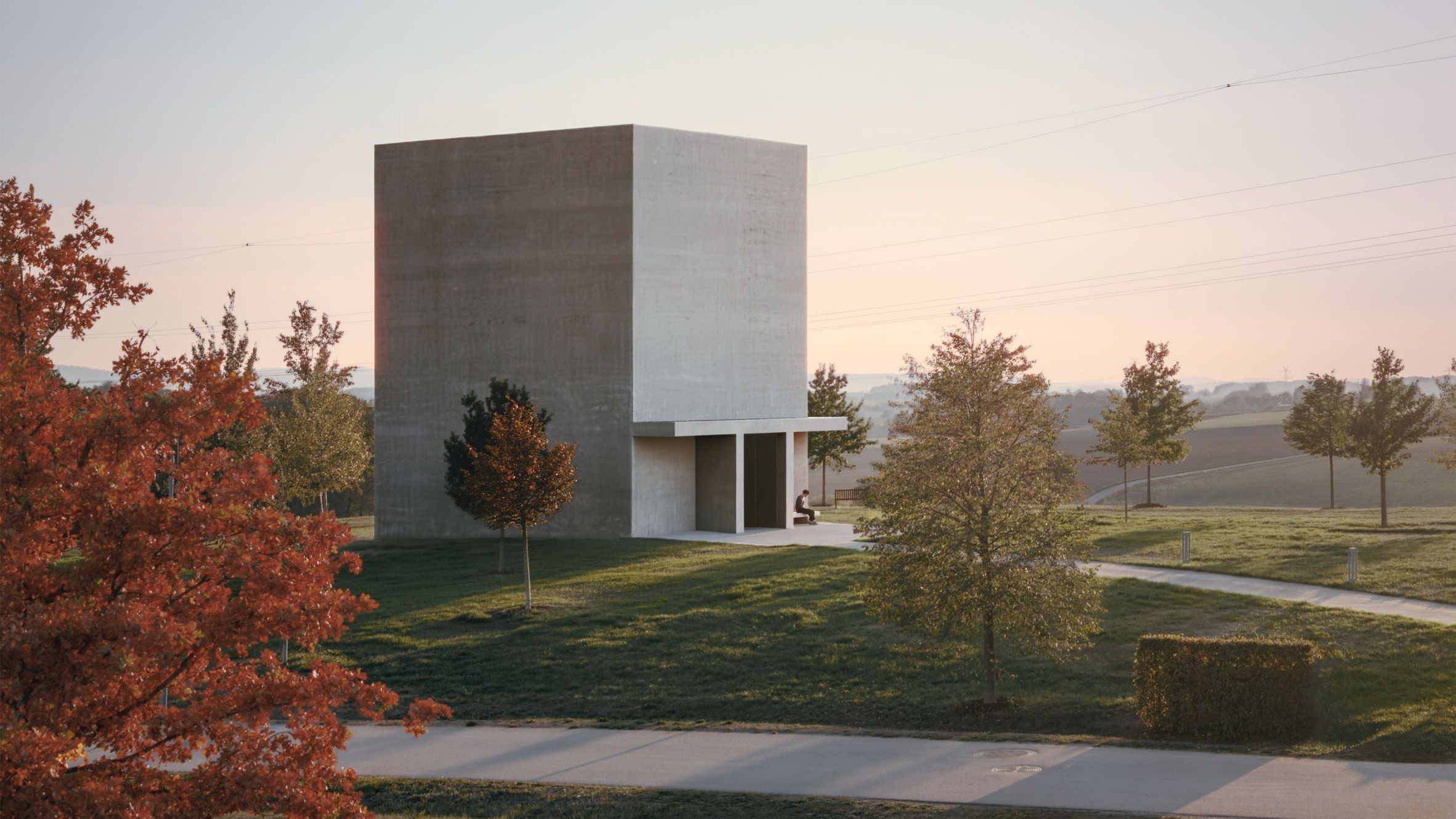 Chipperfield ergue galeria de concreto para uma única obra na Alemanha