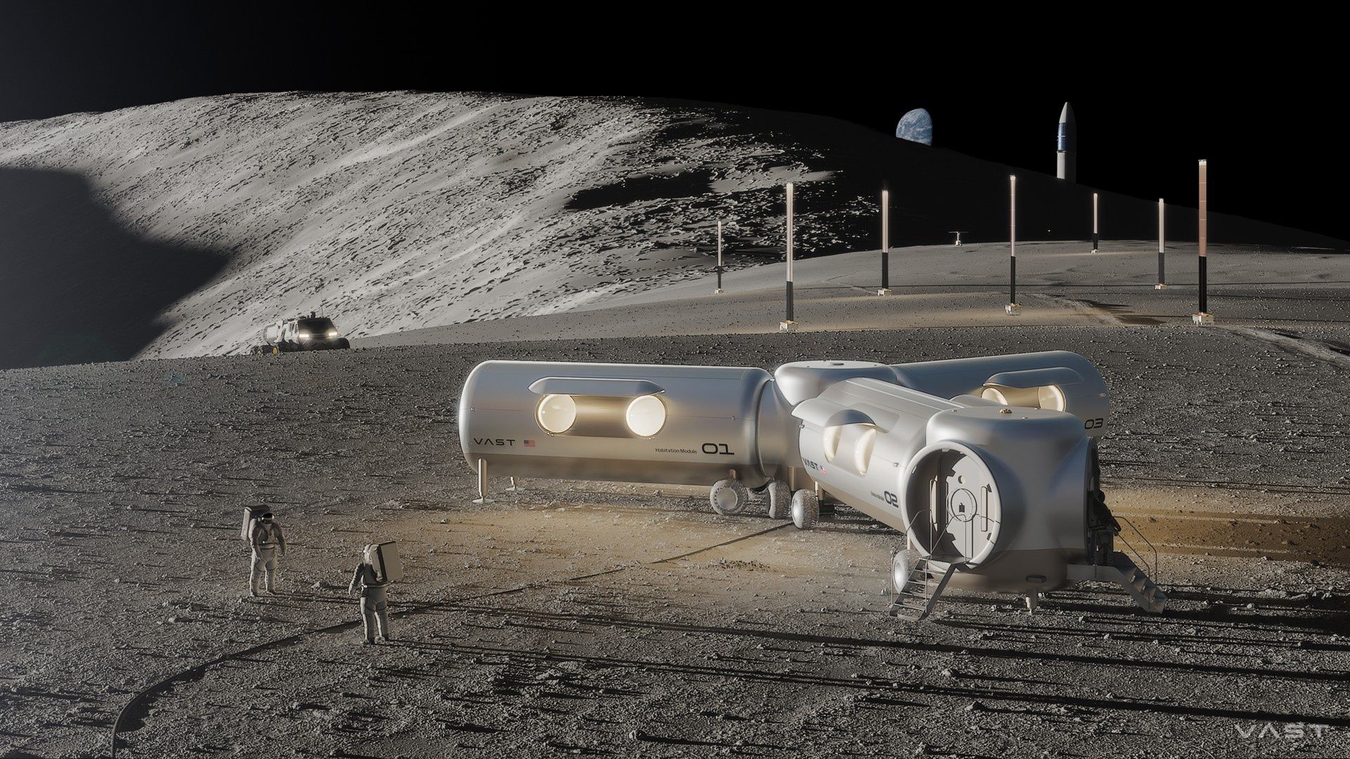 Vast cria divisão para base lunar e mira ambições da NASA