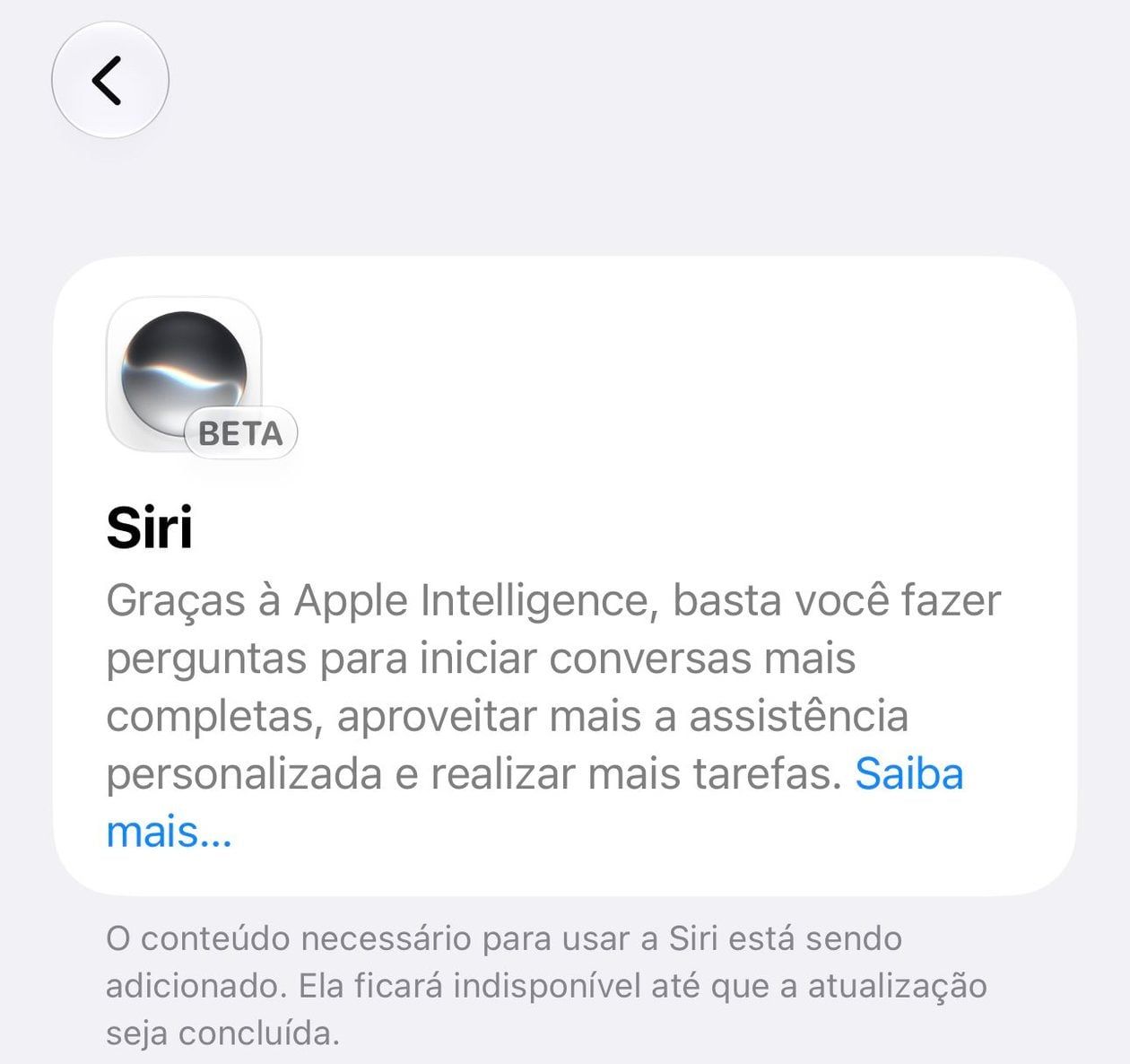 Siri com IA aprende português: a Apple acelera sua aposta local