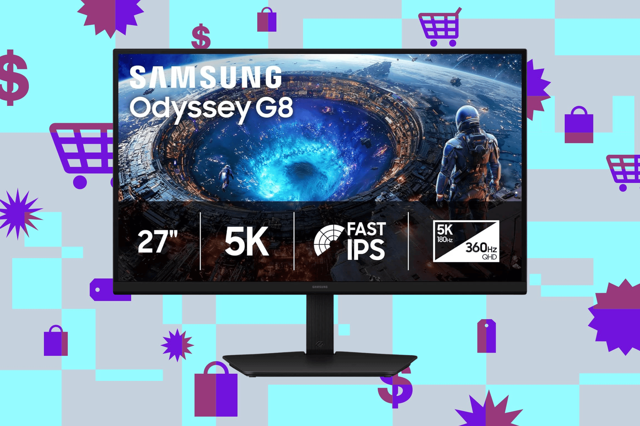 Samsung Odyssey G80HF: Monitor 5K com preço de gamer