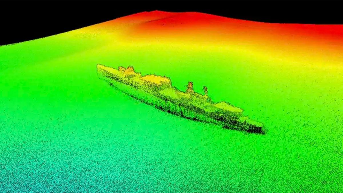 O 'barco fantasma' da Segunda Guerra ressurge, agora em 3D
