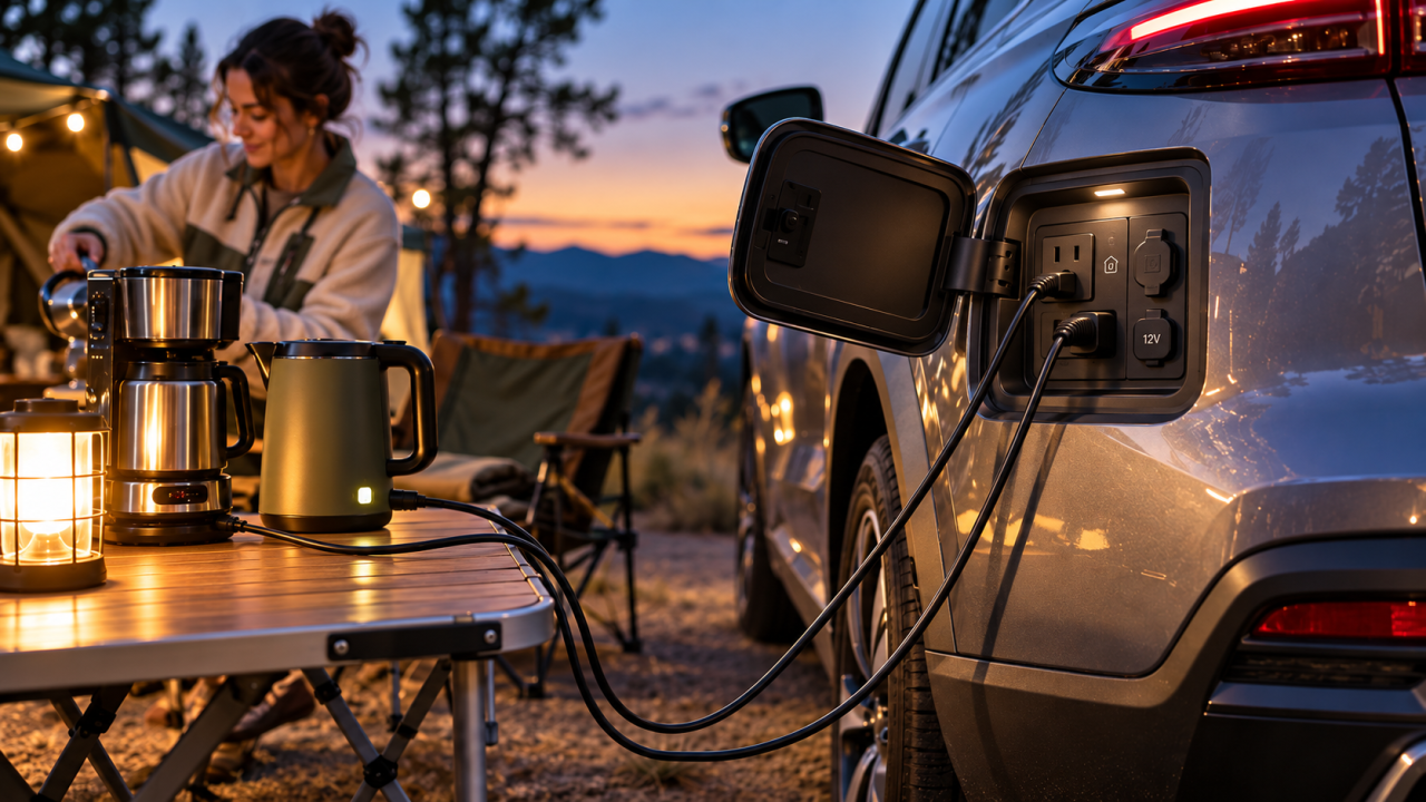 Geely EX5: SUV elétrica vira power bank para casas e viagens