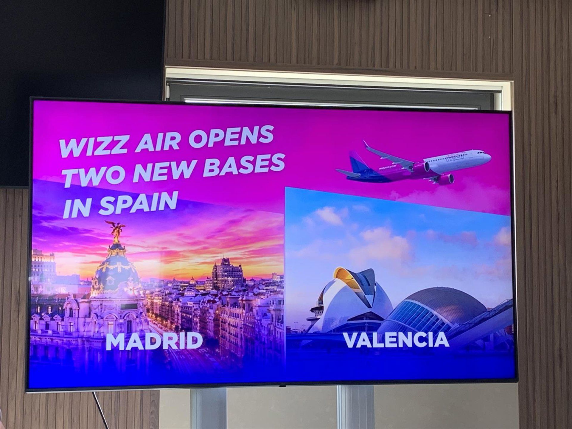 Wizz Air desafia gigantes europeias com novas bases em Madrid e Valencia