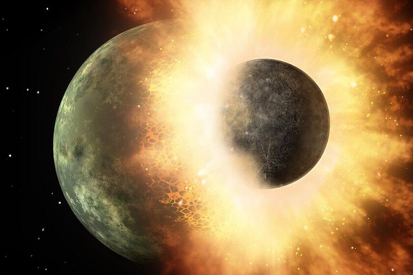 A Lua, um parto de cinco horas