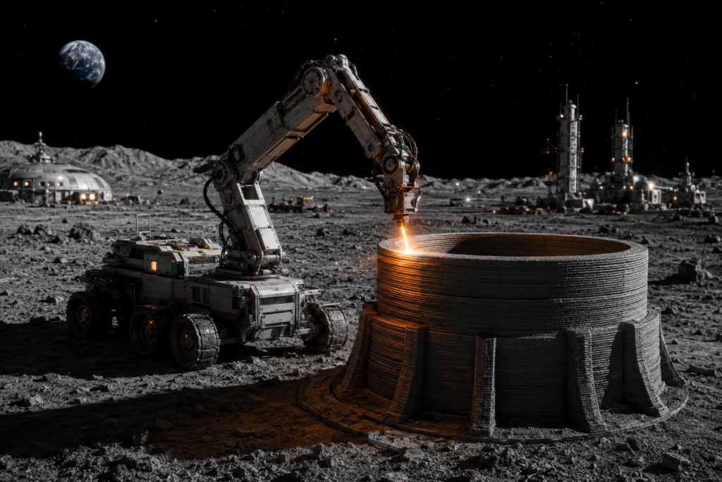 Lunar Forge aposta em sinterização a laser para pavimentar a exploração da Lua