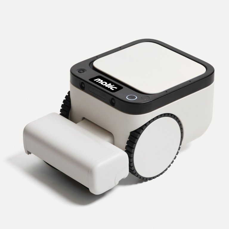 Robô aspirador Matic: design com personalidade e dados na nuvem