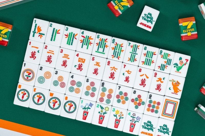 7-Eleven transforma nostalgia em conjunto de mahjong artesanal