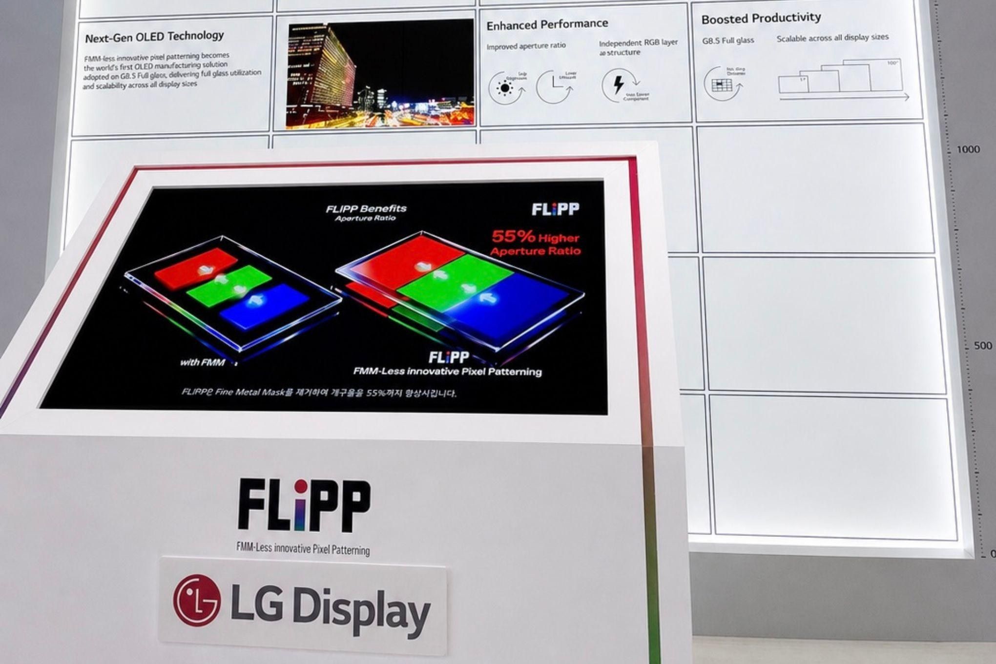 LG Display apresenta FLiPP, método que pode redefinir fabricação de painéis OLED
