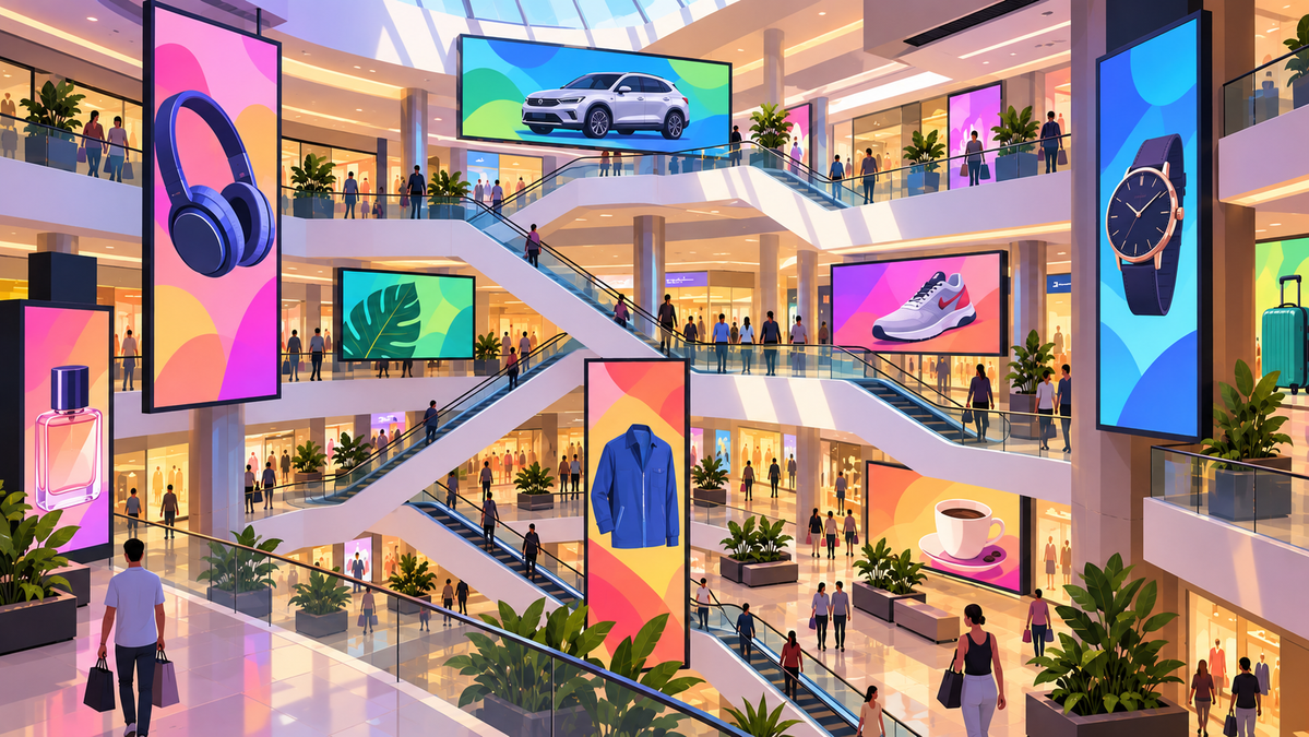 Mídia em shoppings: R$ 83 milhões e arquitetura repaginada